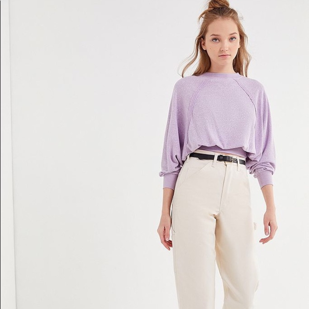 Urban Outfitters Raine Raglan Long Sleeve Tee